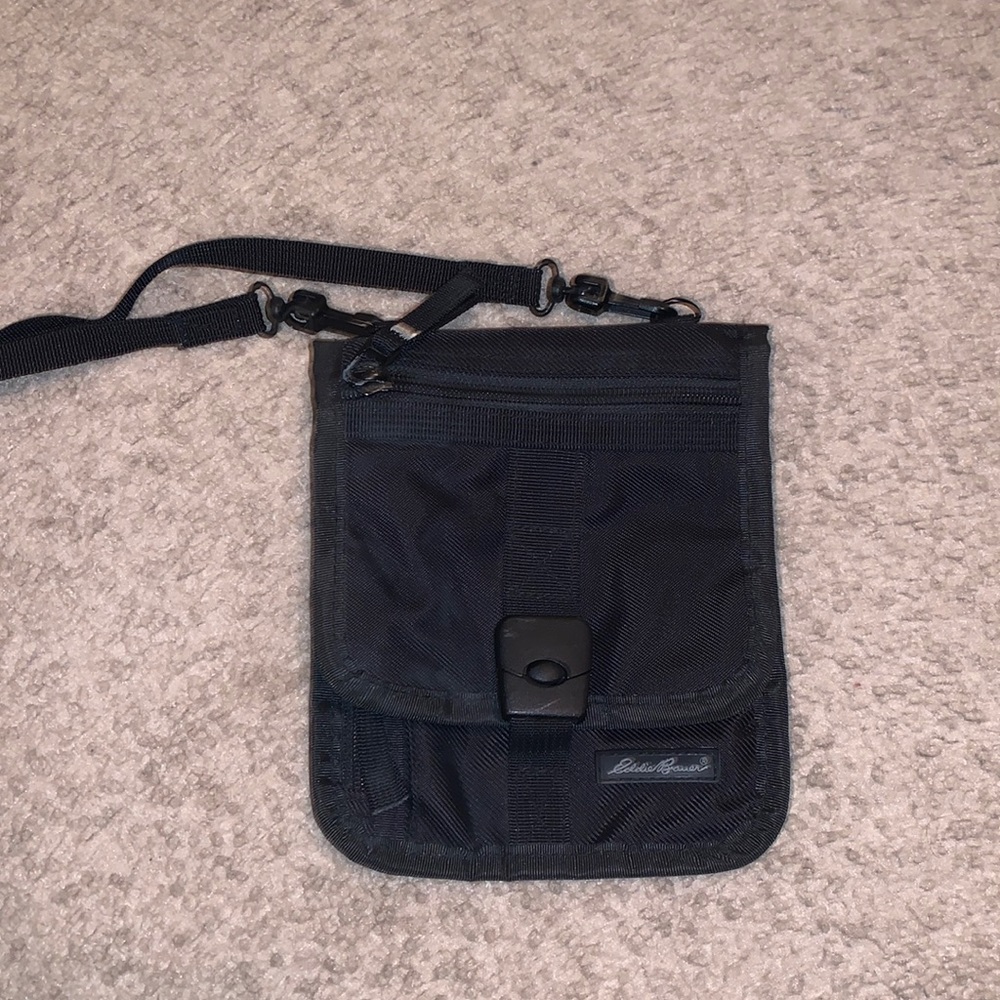 Hardly used Eddie Bauer black crossbody bag